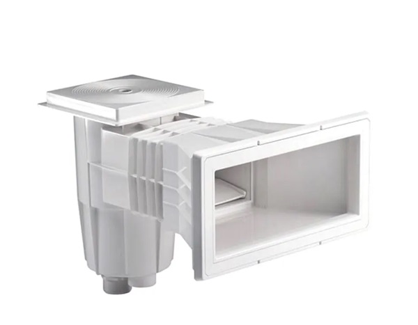 Skimer 15 l s širokim otvorom i kvadratnim poklopcem za beton